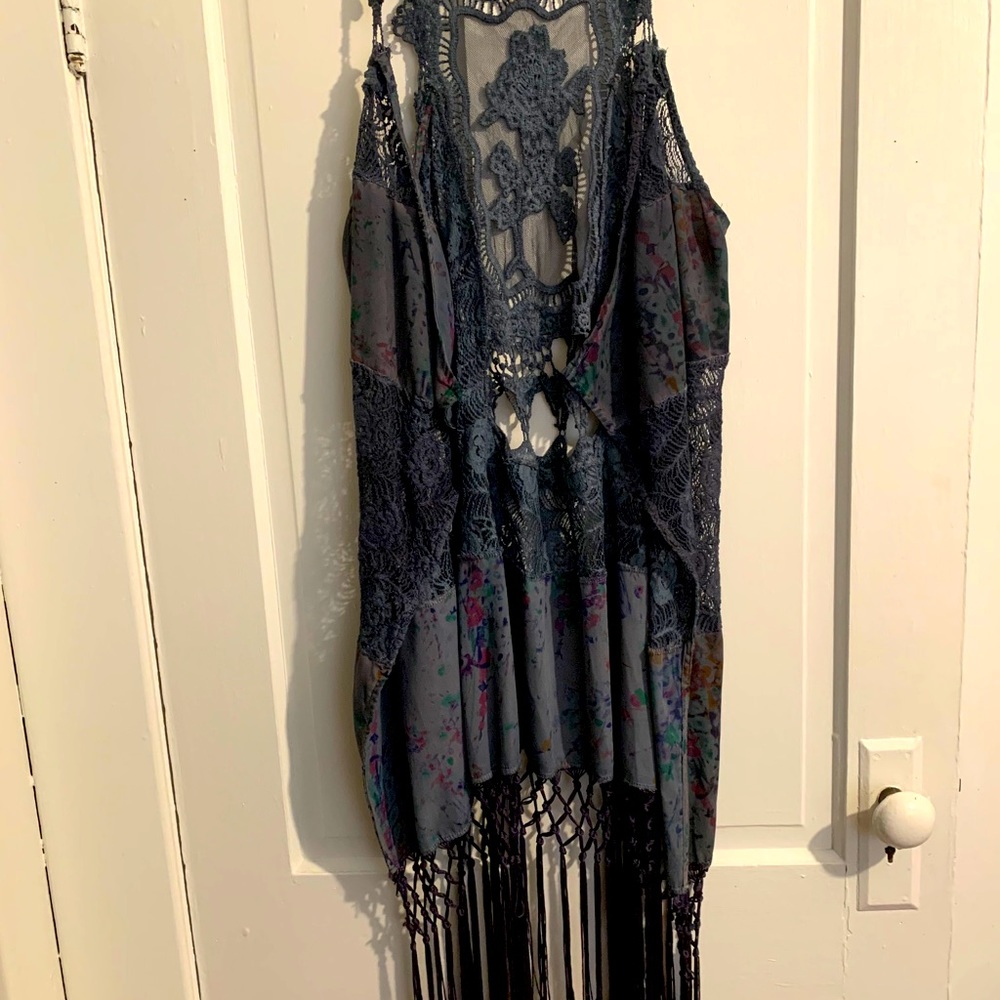 Gimmicks by BKE fringe cardigan